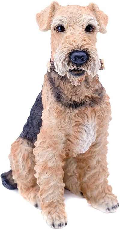 Estatua perro Airedale