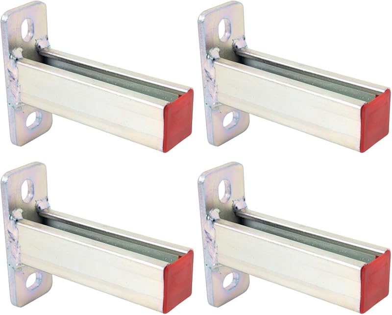 4 Soportes Acero 6" para Estantería y Tubos