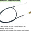 Cable acelerador Troy-Bilt reemplaza 746-04440