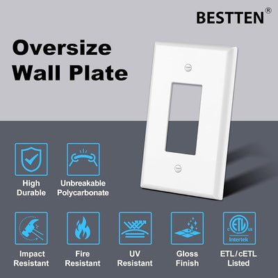 50 Placas Pared Decorativas Cubierta Policarbonato Blanco