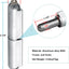 8 Bisagras Aluminio 4x5/8pulg con Grasa Zerk Puerta Barco