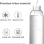 Botella agua niños 15oz transparente reutiliz.