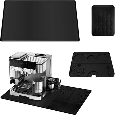 Alfombrilla de silicona para cafetera Ninja Luxe Espresso con borde convexo