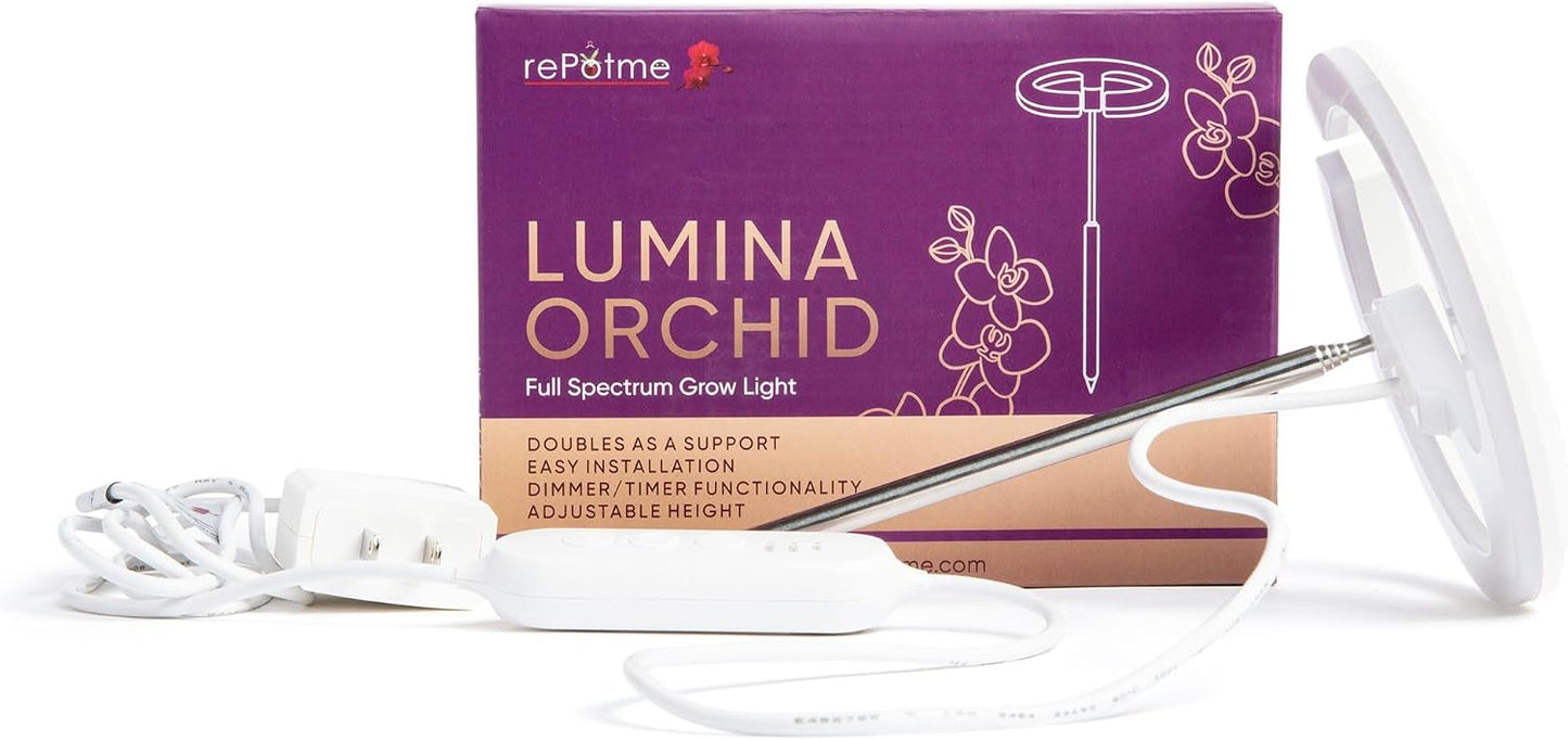 Luz cultivo orquídeas espectro completo ajustable