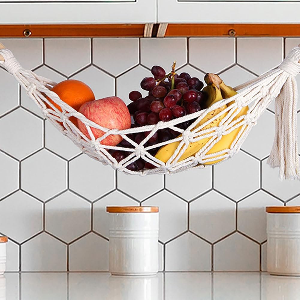 Hamaca colgante frutas 22pulg con ganchos cocina