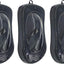 10 Pzas Formas Auto Plástico ABS para Muestra Pintura Negro