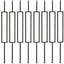 Set 10 balaustres hierro forjado barandilla metal negro