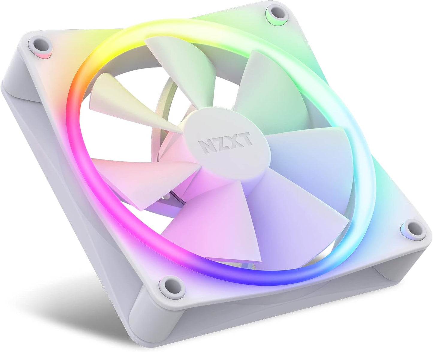 Ventilador Aer F120 RGB blanco de alto rendimiento