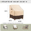 2 Fundas Silla Patio 40x40x36pulg 600d Resistente Agua Caqui
