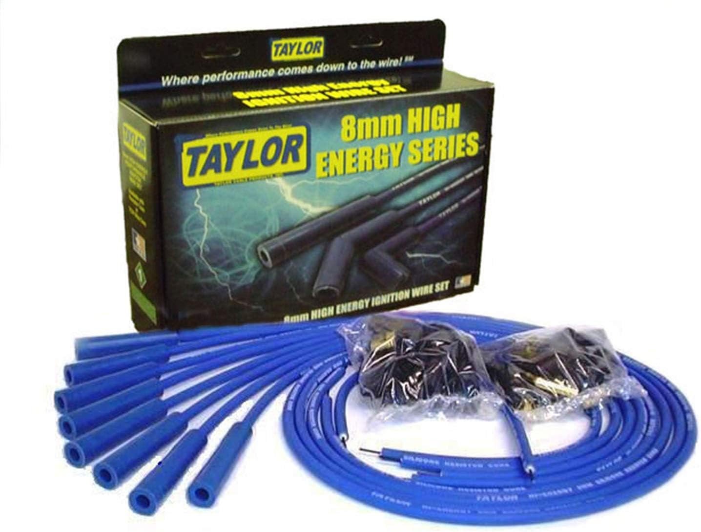 Set cables encendido universal azul 0.315"