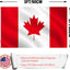 Bandera Canadá 2x3 doble cara resistente color vivo