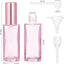 5 Botellas Perfume Recargables 0.3oz Viaje Rociador Vidrio