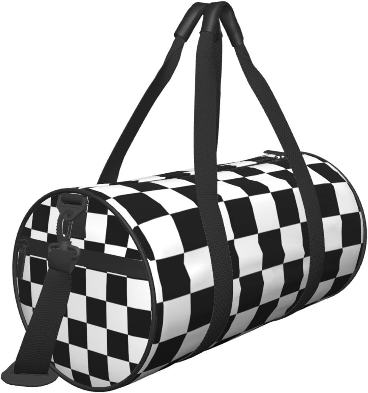 Bolsa deporte plegable para gimnasio yoga negro blanco