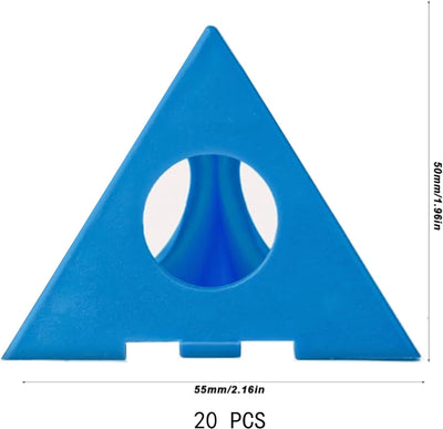 20 Soportes Piramidales para Pintores Triangulares