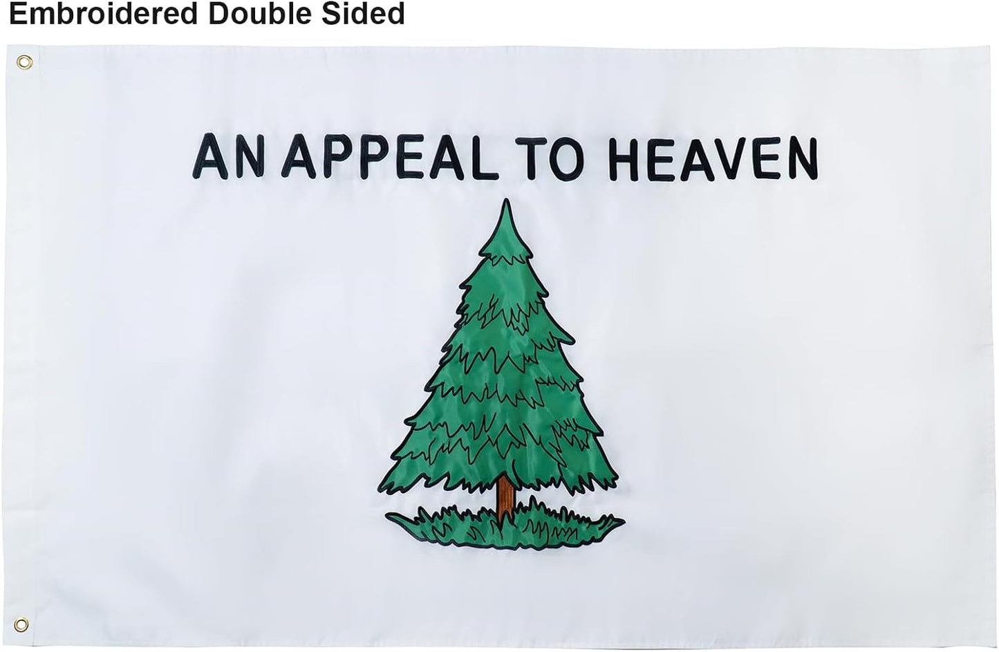 Bandera 3x5ft doble cara pino 3 capas ojales latón