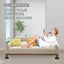 Copas ruedas goma redondas 3x3 antideslizantes para muebles