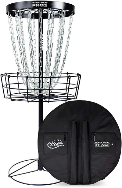 Cesta portátil disc golf 24 cadenas con bolsa