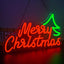 Letrero Neón Feliz Navidad LED Alimentado USB Decoración
