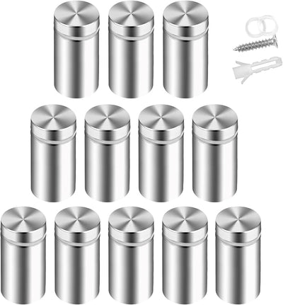Tornillos soportes letreros acrílicos separadores 0.5x1pulg