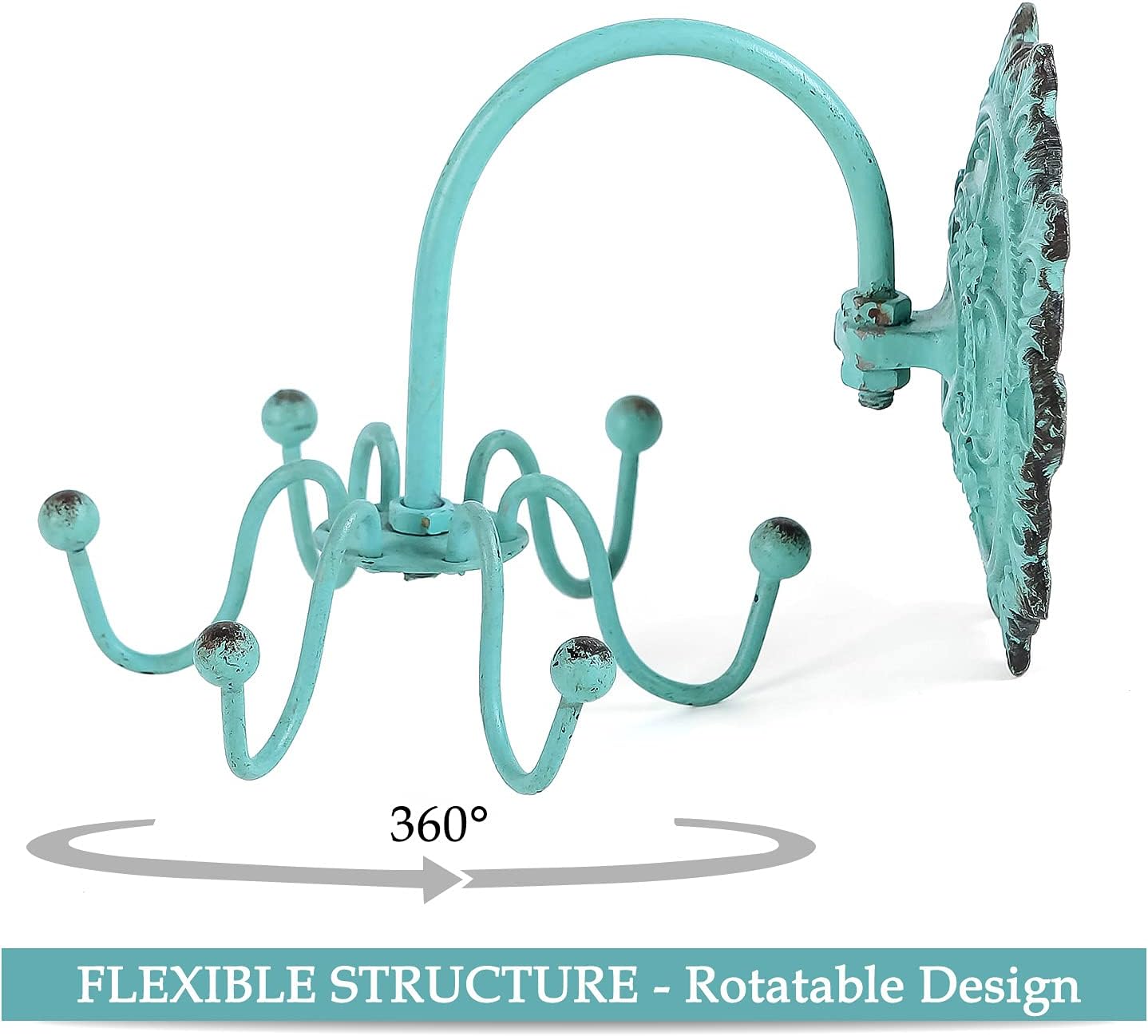 Soporte para Joyas de Madera con Estantería para Colgar