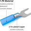 100 Conectores Termorretráctiles AWG16-14 Impermeables