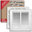 Rejilla filtro aire puerta 12x12" incluye filtro