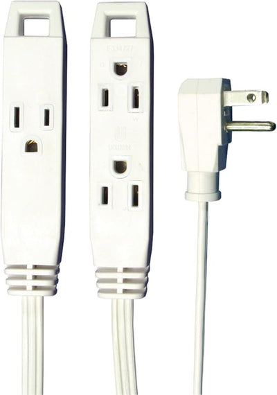 Cable extensión enchufe interior 8ft marrón
