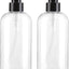Dispensadores botellas bomba plástico sin BPA transparente set 2