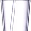 Vaso de plástico reutilizable con popote a prueba de fugas 24 oz