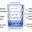 6 Pzas Vasos Tritan 8oz Sin BPA Reutilizables Azul