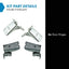 4 Bisagras Puerta Ford Bronco F150 Thunderbird