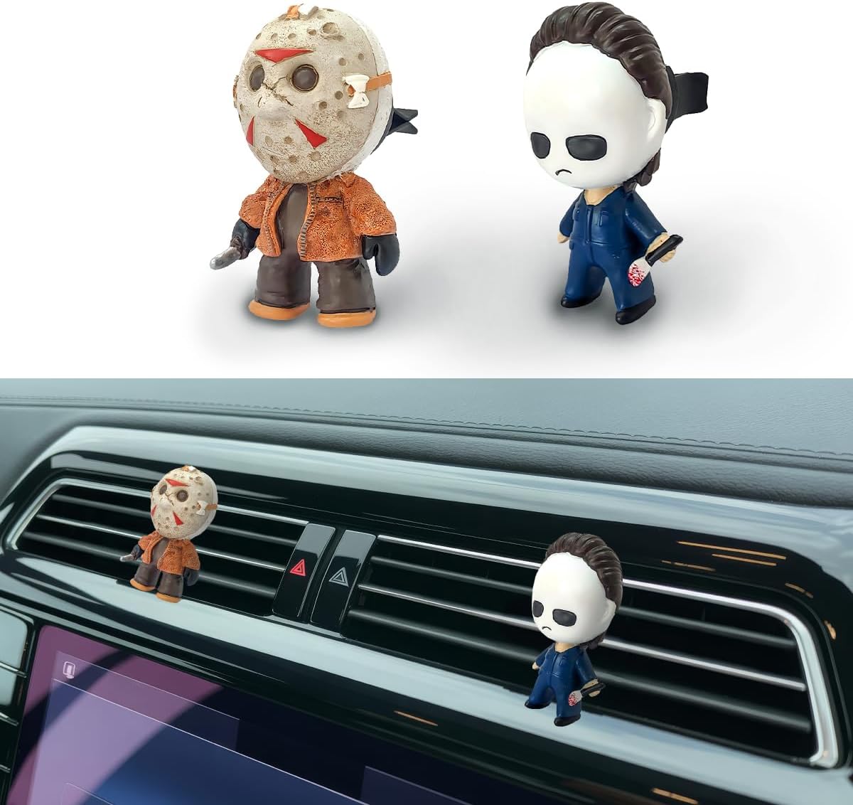 Clips ventilación auto ambientador terror gótico