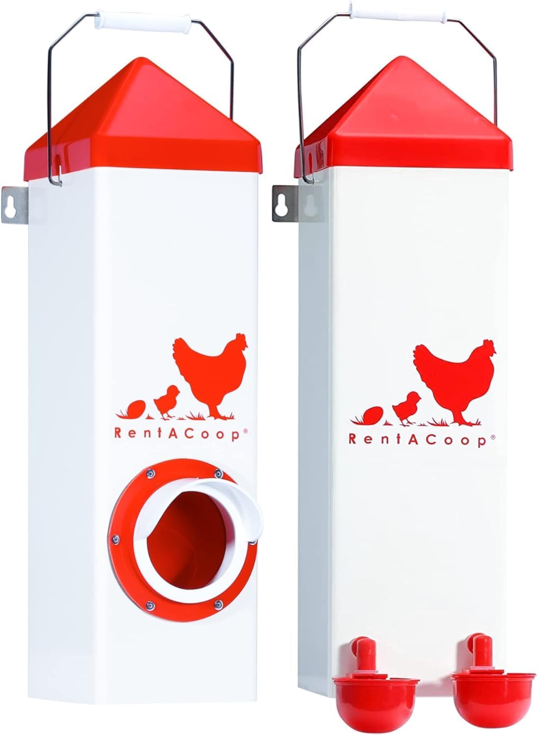 Set bebedero comedero pollo 10lbs 2gal