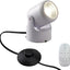 Pedal LED negro control remoto sala estar