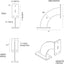 Soporte acero 2x7x7" Bradford BKTM02X07X07BRPWH
