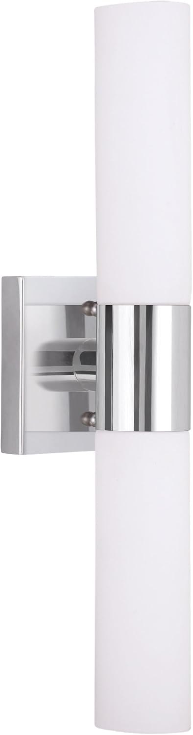 Luz baño 2 luces cromada 4.5x18
