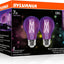 Bombilla LED A19 negra 7W base media pack 2