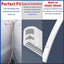 Protectores borde puerta automóvil forma U 16ft blanco