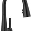 Grifo cocina negro mate rociador extraíble 19802Z-BL-DST