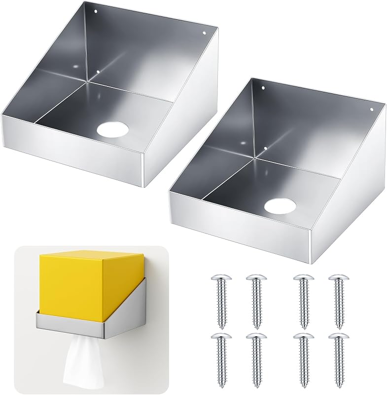 2 Pzas Soporte Aluminio para Pared Organiz. Remolque 9.7pulg