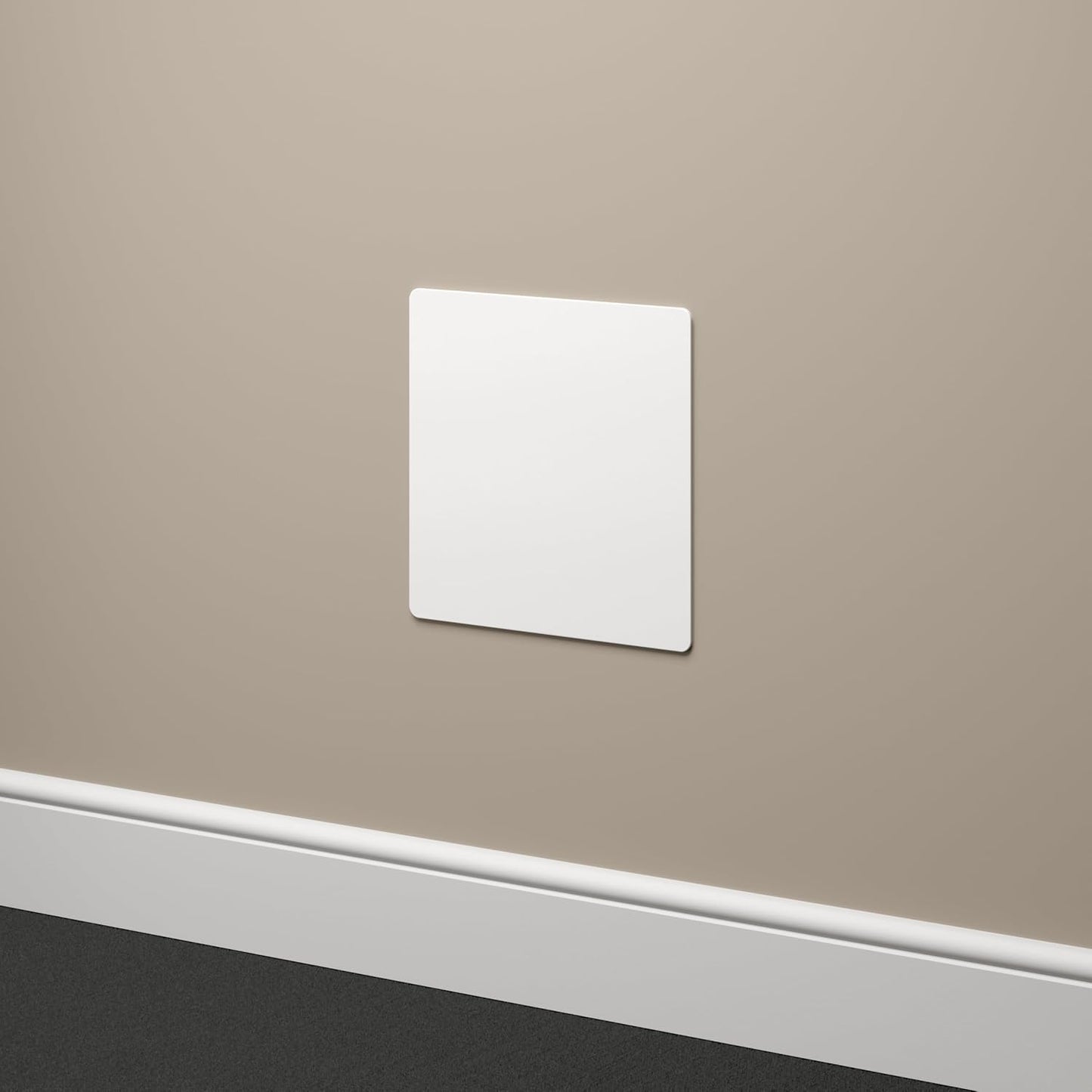 Panel acceso plástico blanco resorte 8x8