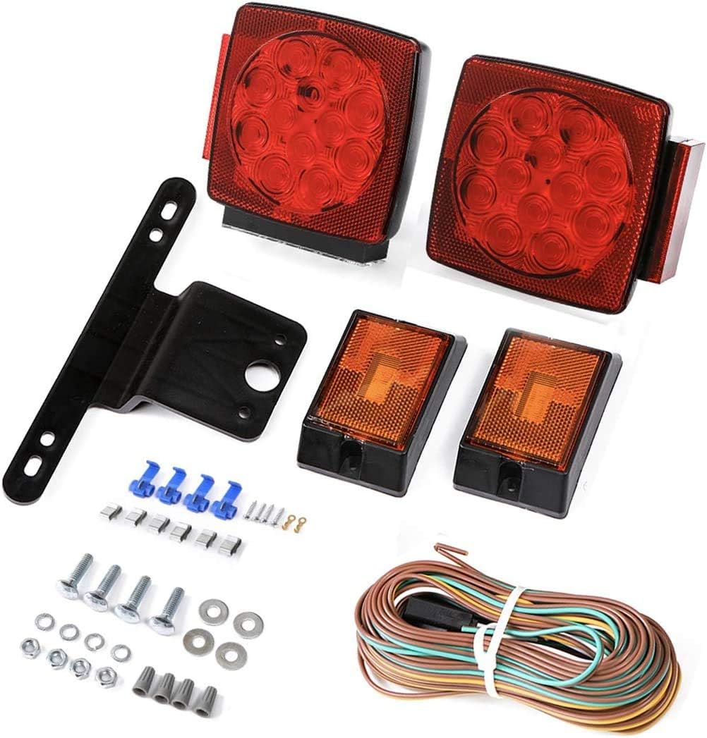 Kit luces LED 12V sumergibles para remolque 80pulg