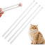 4 Pzas Palillos Blancos con Patas de Gato Reutilizables
