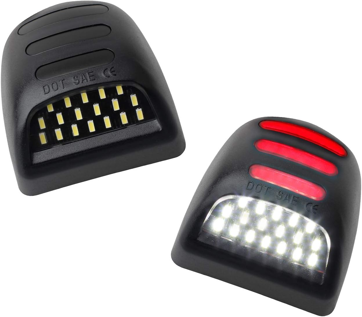Luces LED matrícula tubo neón rojo comp Chevy Silverado
