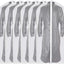 Fundas bolsas ropa 24x54pulg blancas set 6 con cremallera
