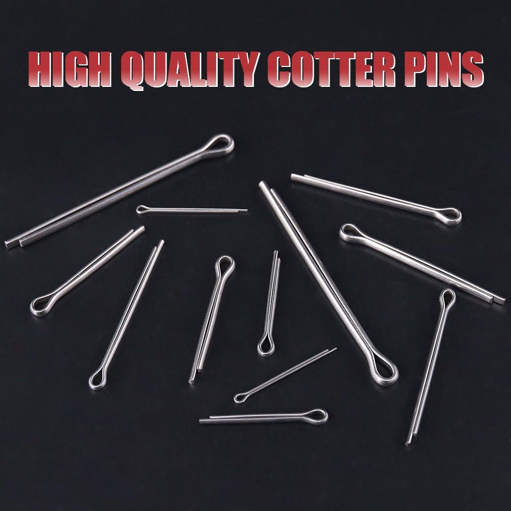 Kit 90 pasadores chaveta acero inox 304