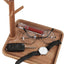 Organiz. llaves madera 3 niveles para anillos cartera