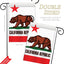 Bandera California decoración hogar jardín porche independencia