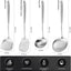 Set 4 Utensilios Wok Acero Inox 304 15pulg