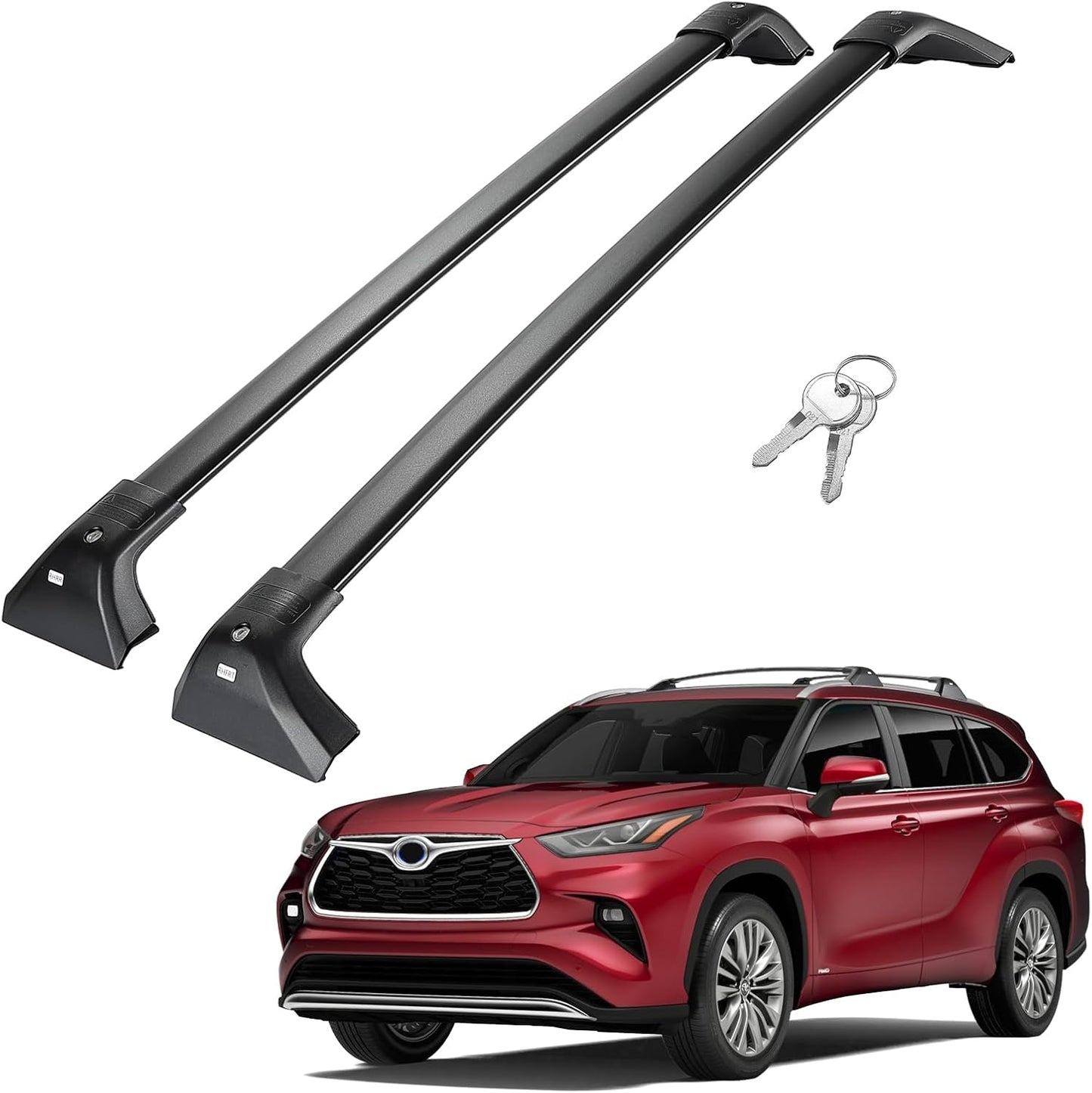 Barras techo coche con cerradura Toyota Highlander 20-25